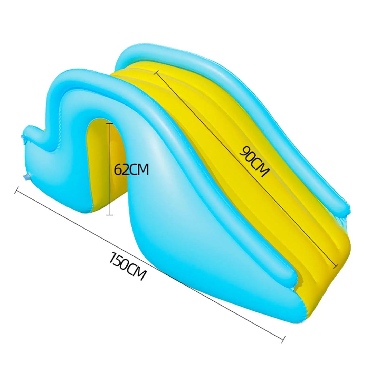 Inflatable Water Slide for Kids – Garden & Pool Outdoor Summer Fun (Ages 3–8)