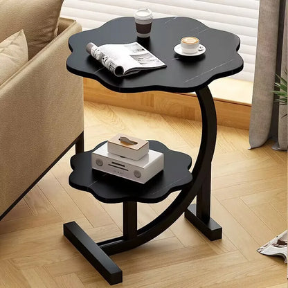 CasaLune Luxury Two-Tier Portable Side Table – Compact, Modern & Functional Design