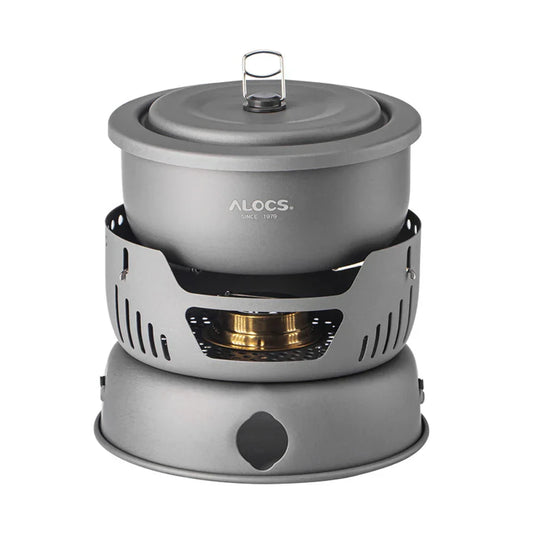 Portable Outdoor Cookware Set – Lightweight Camping Cooking Gear with Windshield