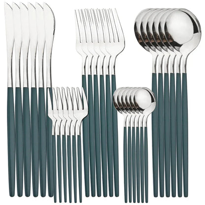 RoyalMirror – Luxury Gold Cutlery Set