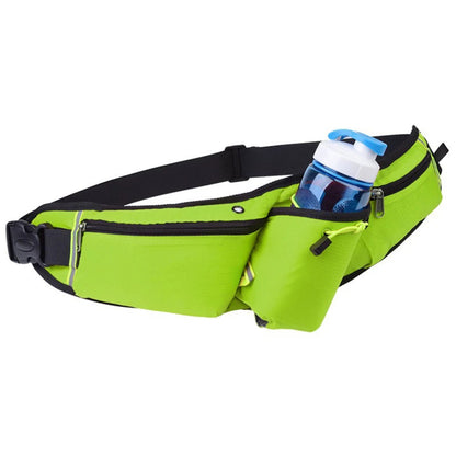 RunEase Hydration Running Belt – Waterproof Waist Pack with Bottle Holder & Storage Pockets