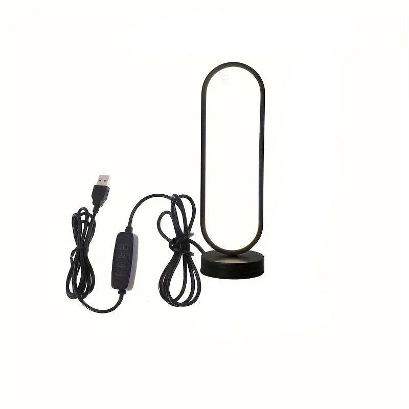 LED Night Lamp – Stylish Three-Colour Dimmable Bedside Light