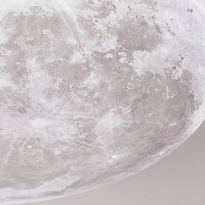 Modern Moon-Inspired LED Ceiling Light – Soft Ambient Flush Mount