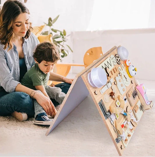 PlayDomus – Educational Activity Board with Drawing Table for Kids
