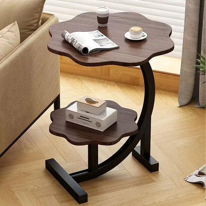CasaLune Luxury Two-Tier Portable Side Table – Compact, Modern & Functional Design