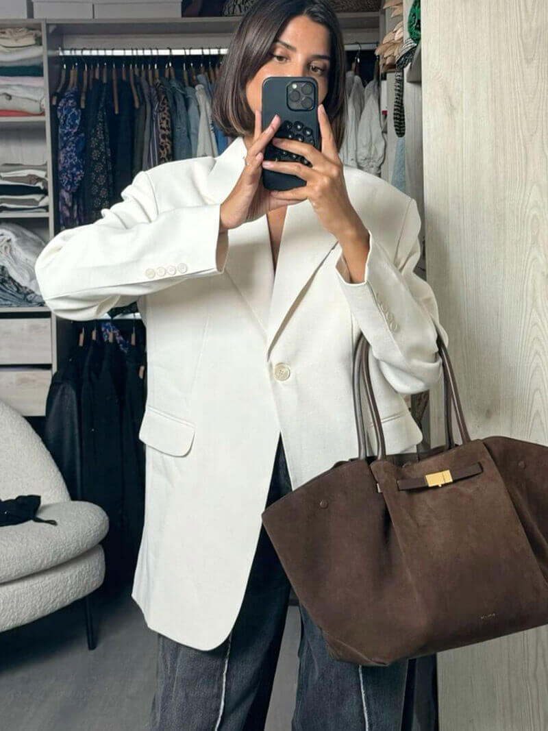 Hedwig | Modern Women’s Suede Handbag – Elegant, Versatile & Timeless