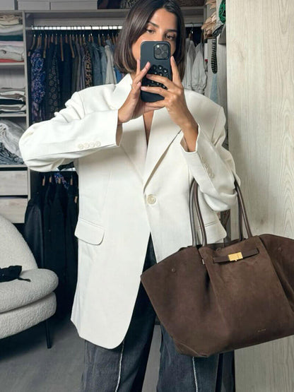 Hedwig | Modern Women’s Suede Handbag – Elegant, Versatile & Timeless