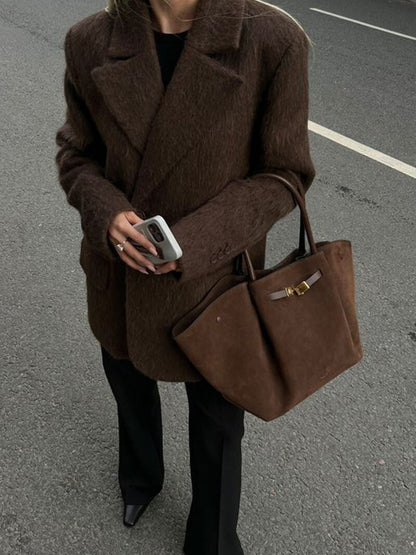 Hedwig | Modern Women’s Suede Handbag – Elegant, Versatile & Timeless