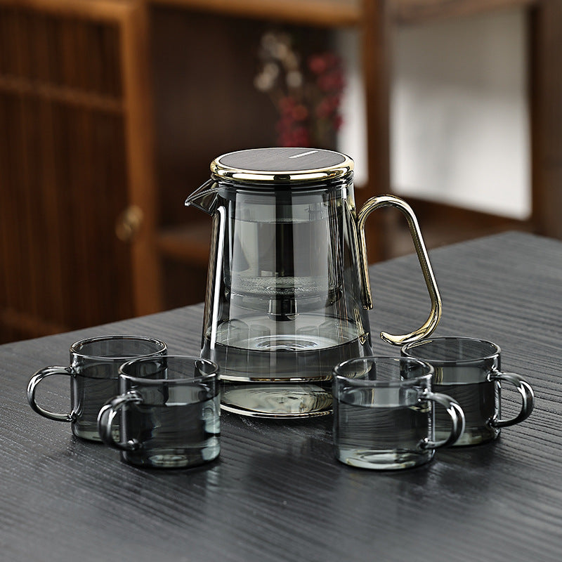 Solara – Magnetic Glass Teapot with Precision Tea Release & Stainless Steel Filter (700ml)