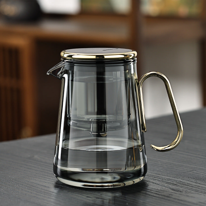 Solara – Magnetic Glass Teapot with Precision Tea Release & Stainless Steel Filter (700ml)