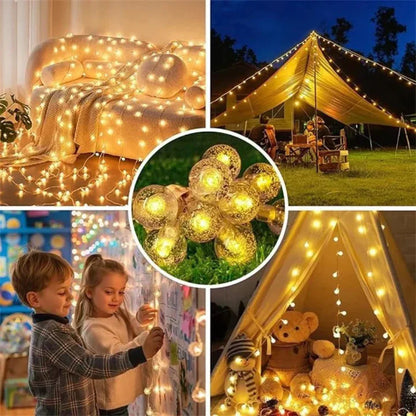 Solaria Outdoor Solar Fairy Lights – Waterproof LED Garden String Lights (9.5m)