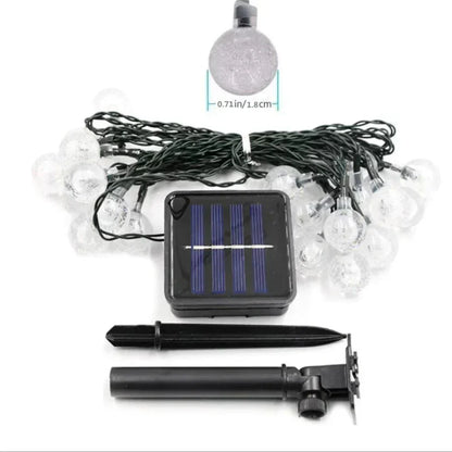 Solaria Outdoor Solar Fairy Lights – Waterproof LED Garden String Lights (9.5m)