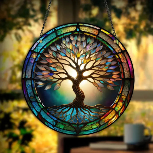 Sunshine Catcher – Crystal Window Ornament with Rainbow Light Effects
