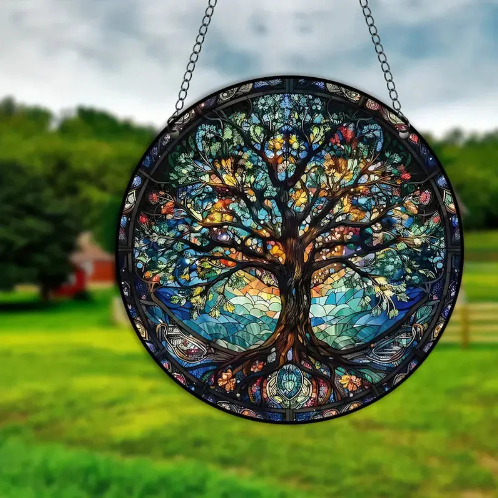 Sunshine Catcher – Crystal Window Ornament with Rainbow Light Effects