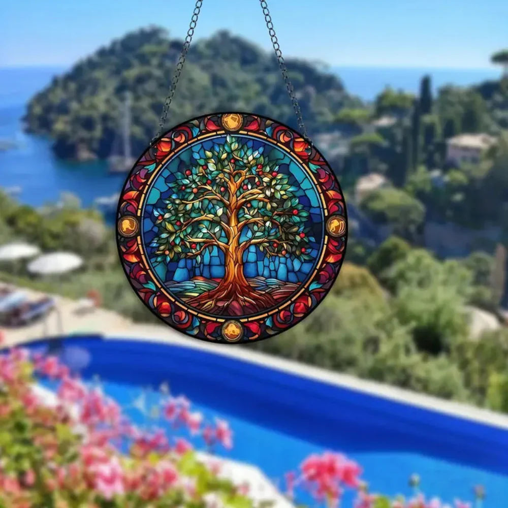 Sunshine Catcher – Crystal Window Ornament with Rainbow Light Effects
