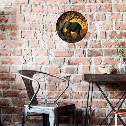 Metal Elephant Wall Decor – Elegant and Versatile Home Accent