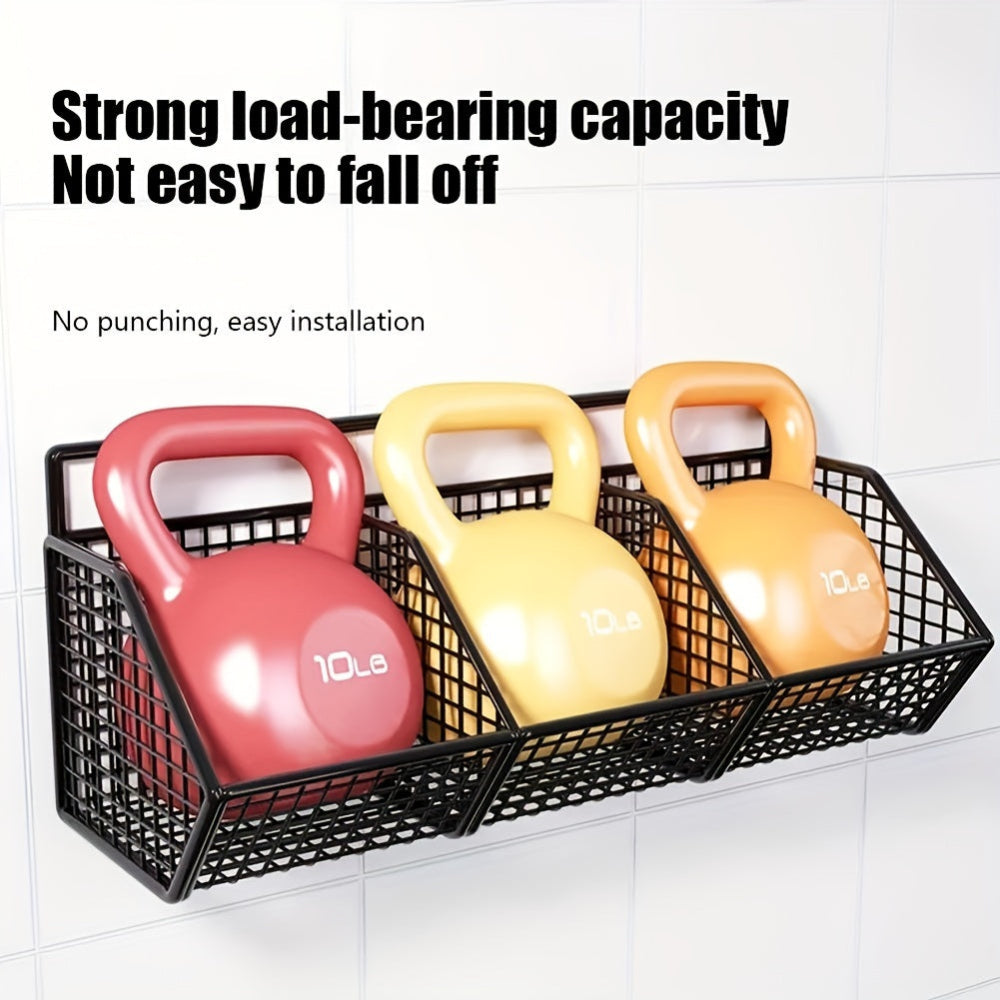 StorGrid – Modern Wall-Mounted Wire Storage Basket for Kitchen Organisation