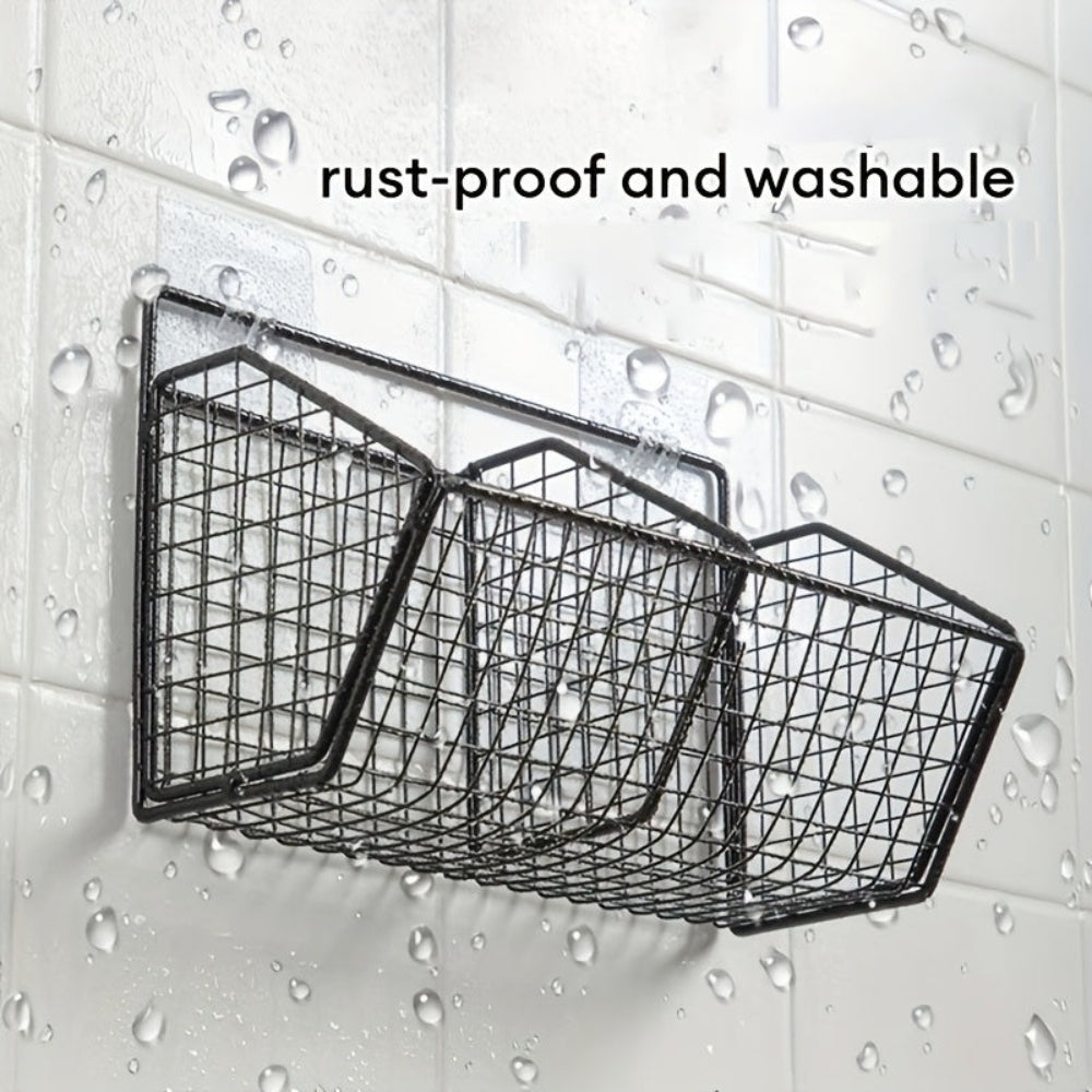 StorGrid – Modern Wall-Mounted Wire Storage Basket for Kitchen Organisation