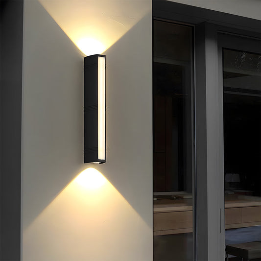 Ultra-Bright Outdoor LED Wall Light – Modern Waterproof Up & Down Design for Garden, Patio & Entryways