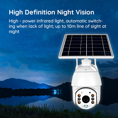 Solar Powered WiFi Security Camera