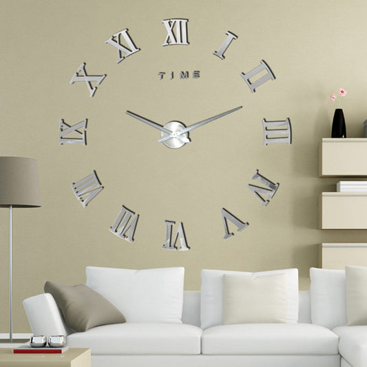 Elegance Wall Clock – Large Modern Geometric DIY Quartz Clock for Living Room
