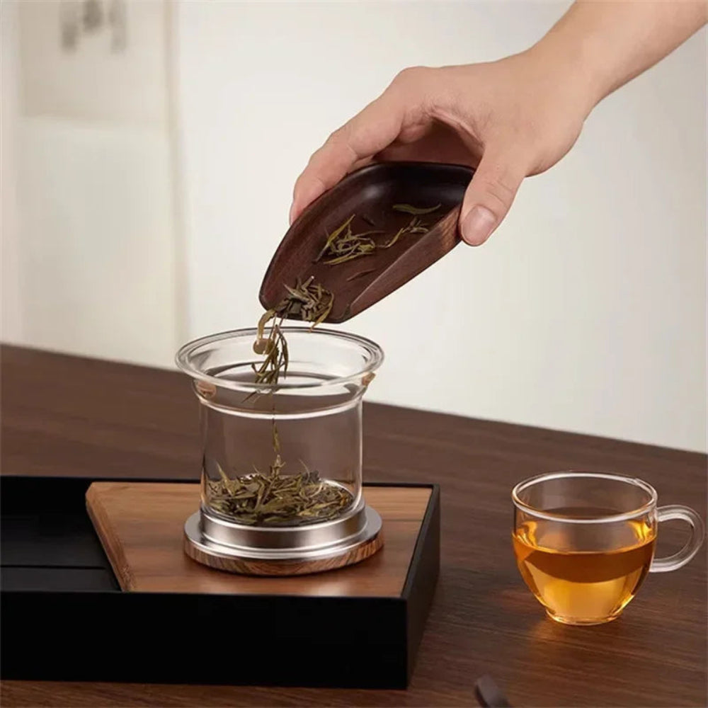 Clarity Glass Teapot with Built-in Infuser – Heat-Resistant Tea Brewer for Loose Leaf Teas