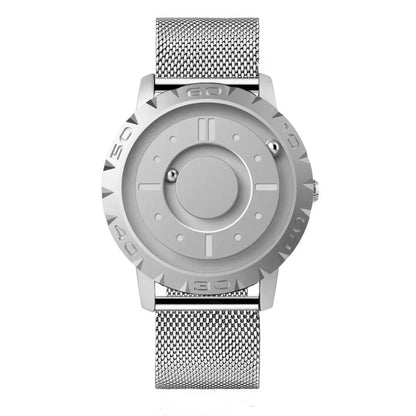MagnetBall Watch – Futuristic Magnetic Timepiece with Quartz Precision