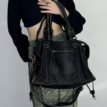 Genuine Leather Shoulder Bag – Elegant & Durable Handbag for Work and Everyday Use