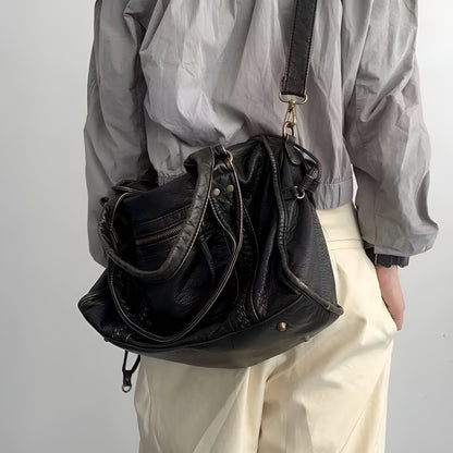 Genuine Leather Shoulder Bag – Elegant & Durable Handbag for Work and Everyday Use