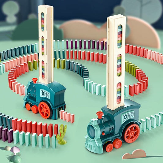 Automatic Domino Train | Creative Educational Toy for Kids