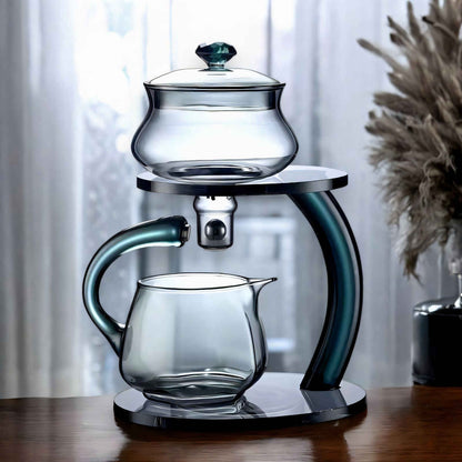 TranquiliTea – Magnetic Glass Infuser Teapot for Enhanced Flavour & Wellness