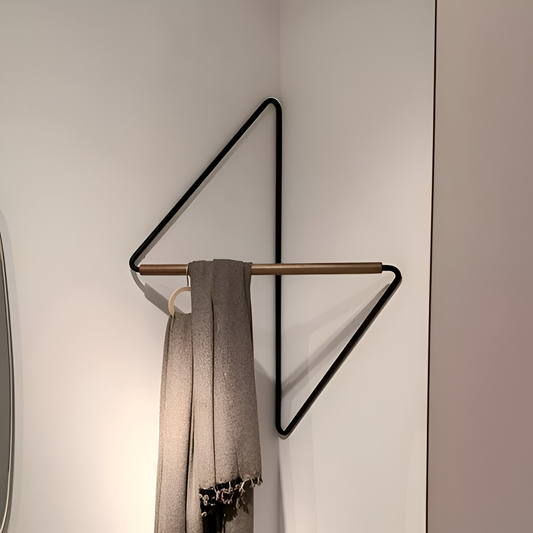 Triad Coat Stand – Geometric Multi-Purpose Metal Wardrobe Rack