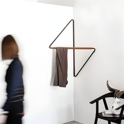 Triad Coat Stand – Geometric Multi-Purpose Metal Wardrobe Rack
