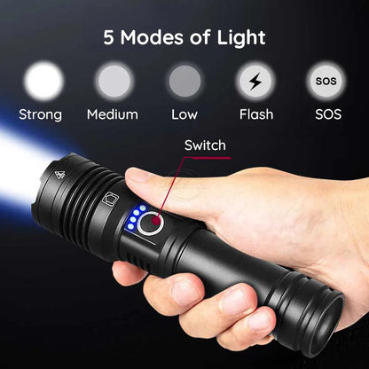 USB Powerful Flashlight Torch