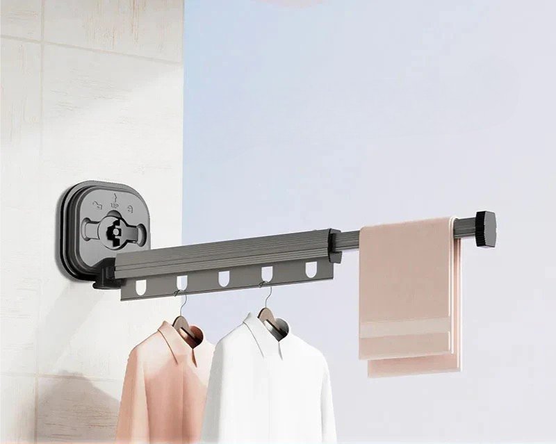 WallDry Flex – Foldable Wall-Mounted Clothes Dryer for Space-Saving Laundry
