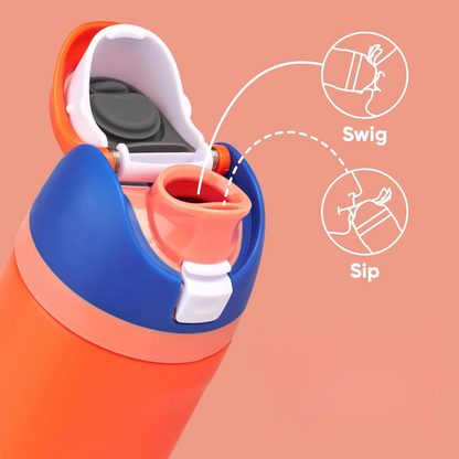 LeakProof – Insulated Stainless Steel Water Bottle with Straw