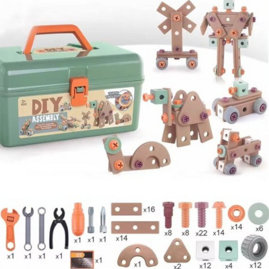 TinyHands – Kids Tool Set for Pretend Play & Learning | Safe Toy Tools for Toddlers & Preschoolers