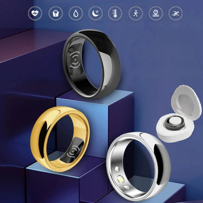 VitalityRing – Stylish Smart Health Monitor Ring | Tracks Heart Rate, Sleep, Blood Oxygen & More