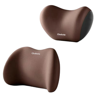 ComfortDrive Car Seat Support Set – Neck & Lumbar Memory Foam