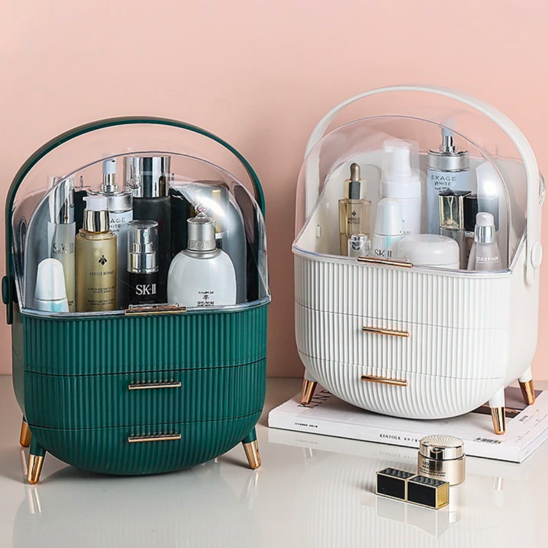 Elegant Makeup Organiser – Stylish Cosmetic Storage with Compartments