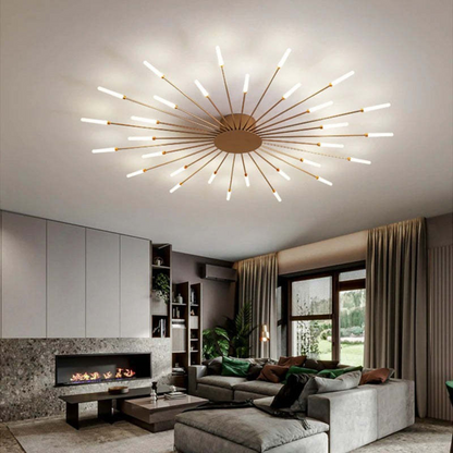 Modern Large LED Ceiling Light – Contemporary Flush Mount Fixture for Living Rooms, Bedrooms & Hotels