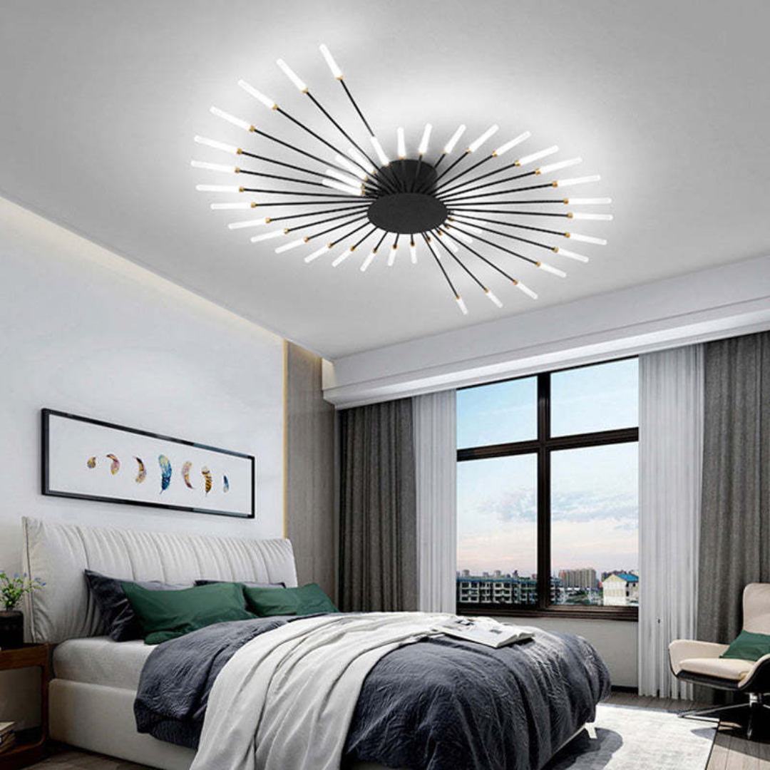 Modern Large LED Ceiling Light – Contemporary Flush Mount Fixture for Living Rooms, Bedrooms & Hotels