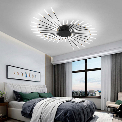 Modern Large LED Ceiling Light – Contemporary Flush Mount Fixture for Living Rooms, Bedrooms & Hotels