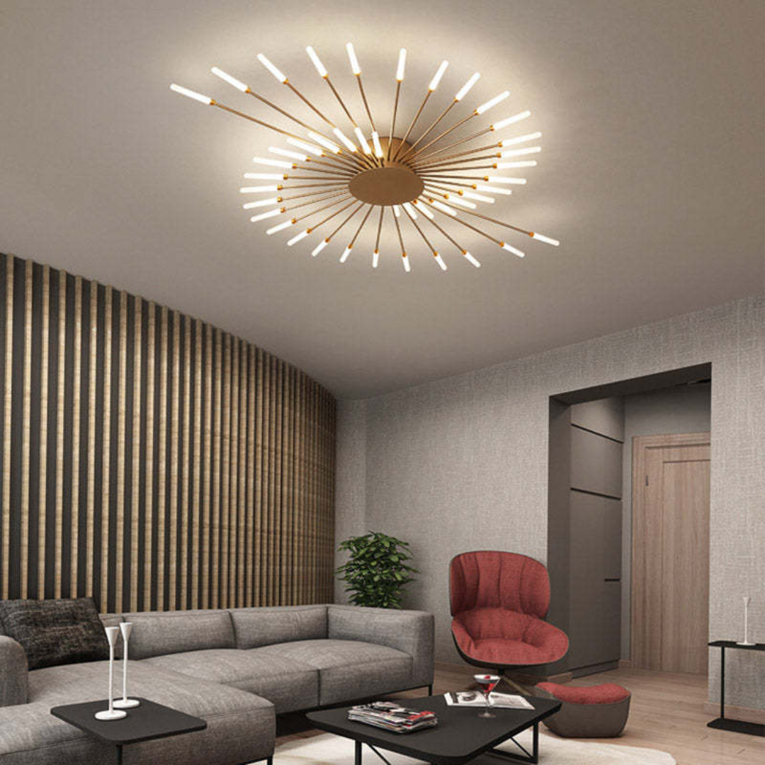 Modern Large LED Ceiling Light – Contemporary Flush Mount Fixture for Living Rooms, Bedrooms & Hotels