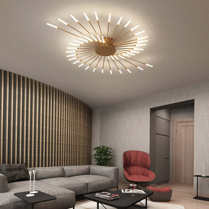 Modern Large LED Ceiling Light – Contemporary Flush Mount Fixture for Living Rooms, Bedrooms & Hotels
