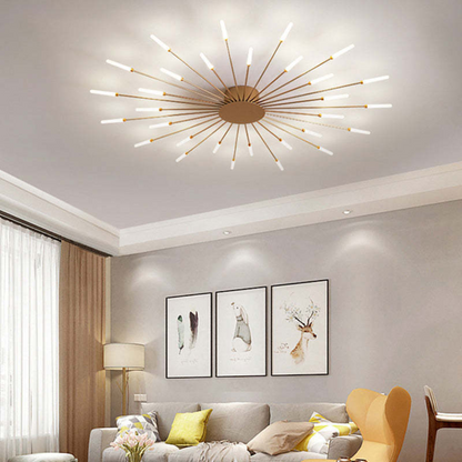 Modern Large LED Ceiling Light – Contemporary Flush Mount Fixture for Living Rooms, Bedrooms & Hotels