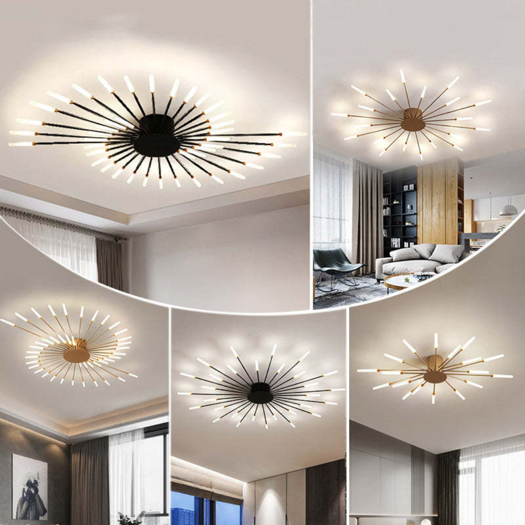 Modern Large LED Ceiling Light – Contemporary Flush Mount Fixture for Living Rooms, Bedrooms & Hotels
