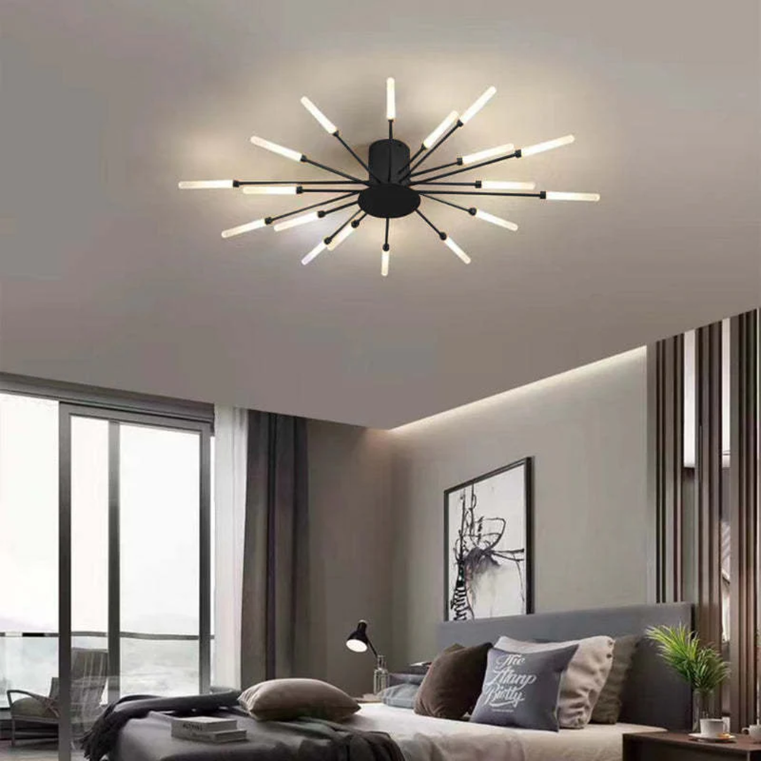Modern Large LED Ceiling Light – Contemporary Flush Mount Fixture for Living Rooms, Bedrooms & Hotels