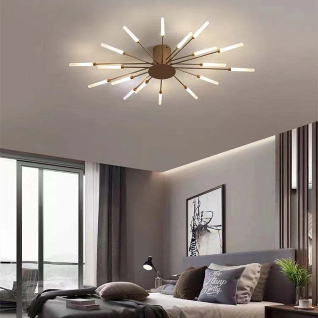 Modern Large LED Ceiling Light – Contemporary Flush Mount Fixture for Living Rooms, Bedrooms & Hotels
