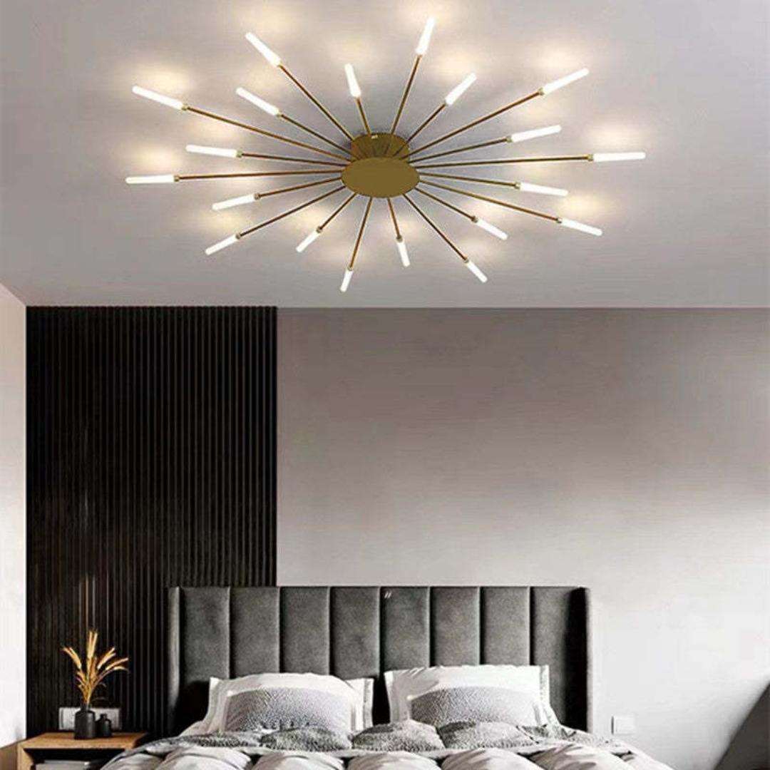 Modern Large LED Ceiling Light – Contemporary Flush Mount Fixture for Living Rooms, Bedrooms & Hotels